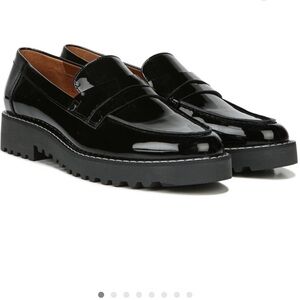 Franco Sarto Cassandra patent leather loafers size 7.5